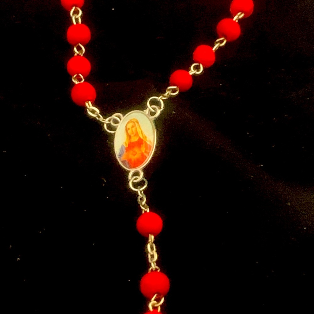 Rose scented Olive Wood Rosary Beads from Jerusalem